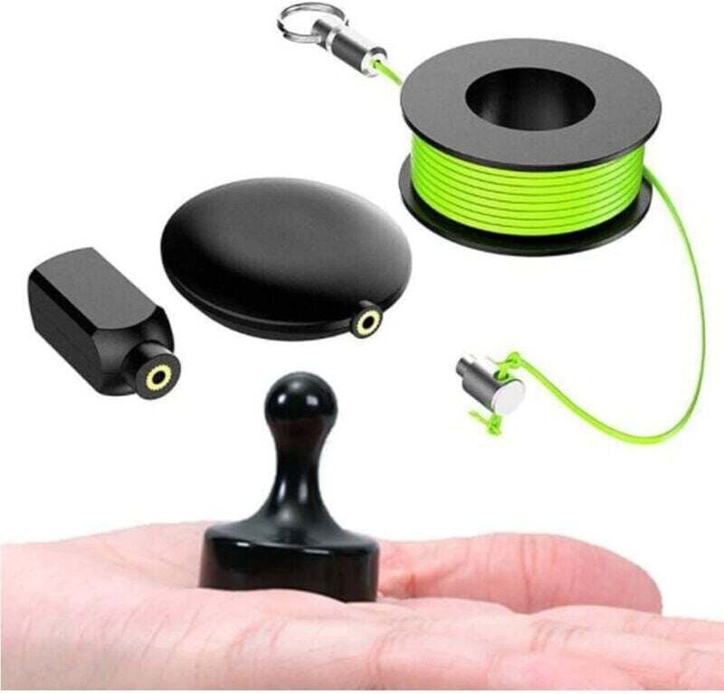 Magnetischer Kabelzieher Pro/Magnetischer Drahtzieher – Flexibler magnetischer Drahtzieher – Einfache Anwendung für Elek...