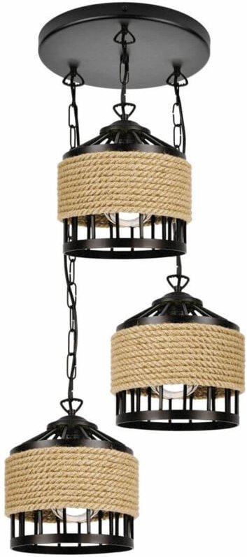 COLOSEUM 3 Pendelleuchte, schwarz