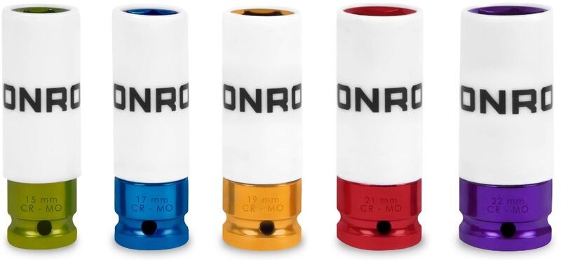 Steckschlüssel-Satz - Universal - ½' Zoll - 5-tlg. Mit Teflonhülse