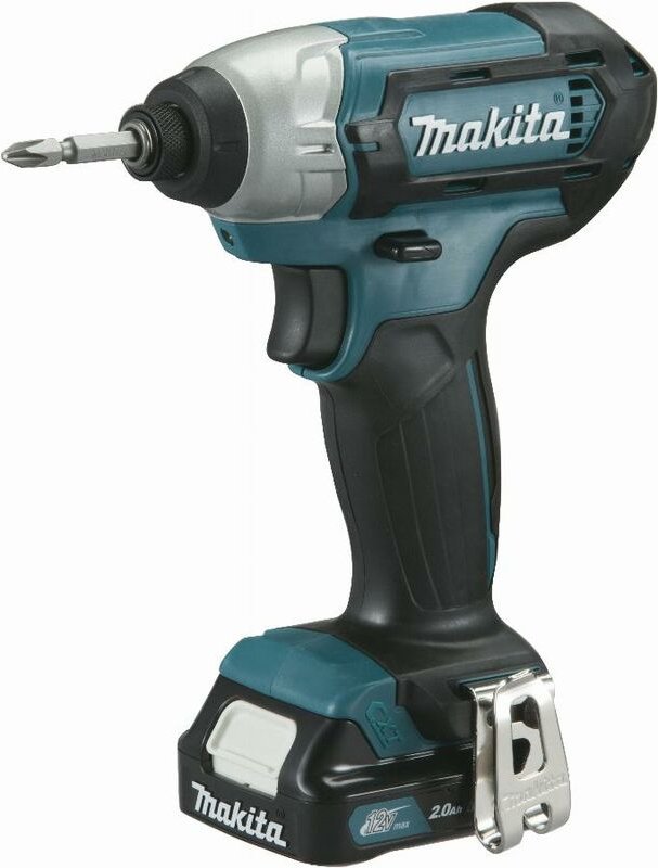 Thumbnail - Schlagschrauber 12 v cxt Li-Ionen 2 Ah 110 Nm Makita 2 Akkus, Ladegerät, Gehäuse - TD110DWAE