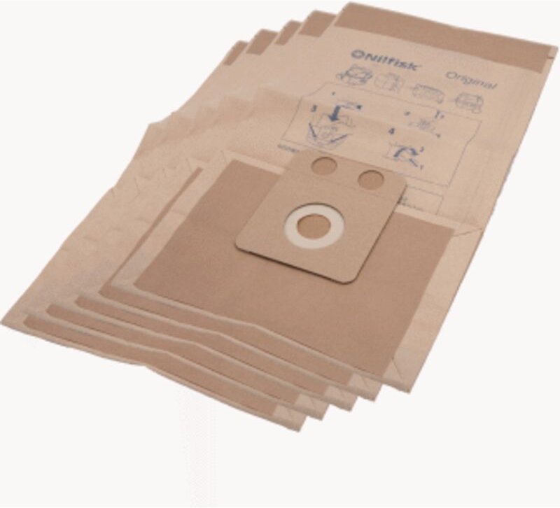 Thumbnail - Ersatzteil - 5er Pack Staubsaugerbeutel family / business - Nilfisk