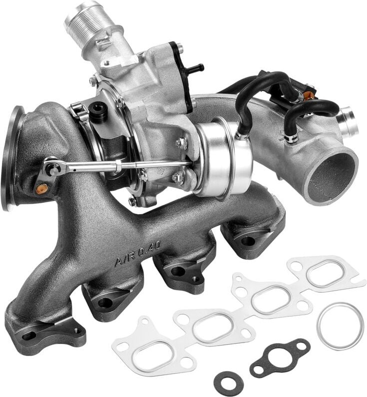Kompletter Turbolader mit Dichtungssatz und Magnetventil, Turbolader kompatibel mit Chevy Chevrolet Cruze 2011-2019 1.4T...