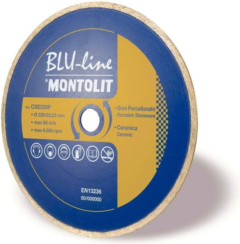Diamantscheibe 230 Mm Fž£r Keramikfliesen Und Feinsteinzeug Montolit Cermont Cse230p