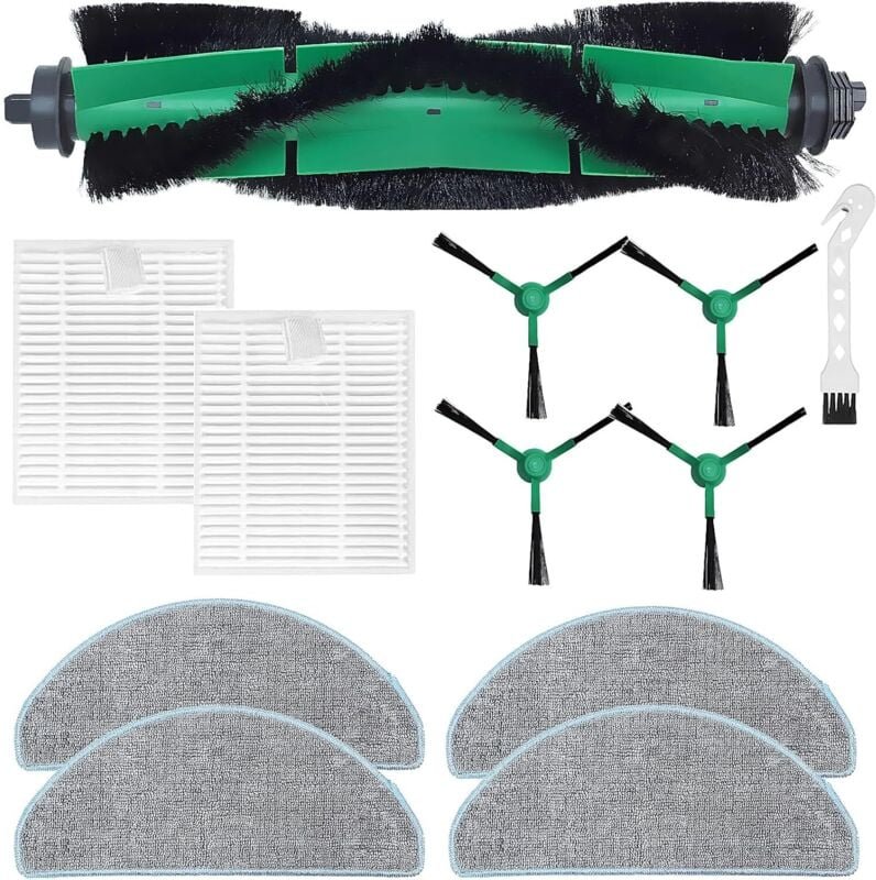 Accessoires pour iRobot Roomba Combo Essential Y0112 Y0110 Y011240 Y01040 pièces de Rechange pour aspirateur Robot, Bros...