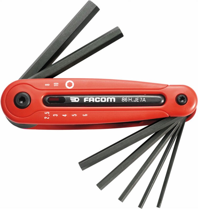 Facom Stiftschlüssel im Halter, 7-tlg