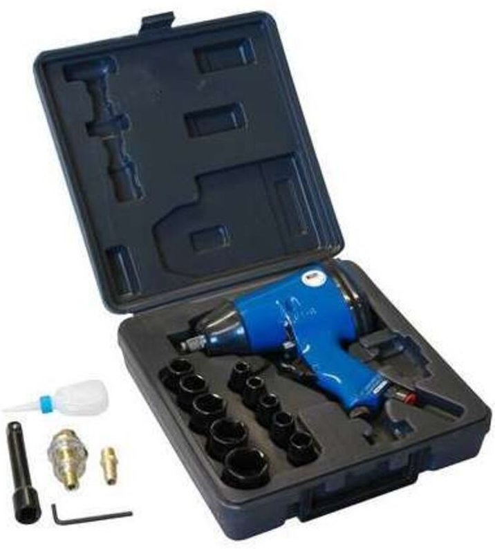 Druckluft Schlagschrauber Druckluftschrauber Schrauber Set 1/2 Zoll 16-tlg. - Güde