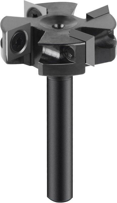 ZVD - Fraise à défoncer -tige de 8 mm - diamètre de 40 mm - Fraise à Surfacer mèche de rabotage à 4 ailes -