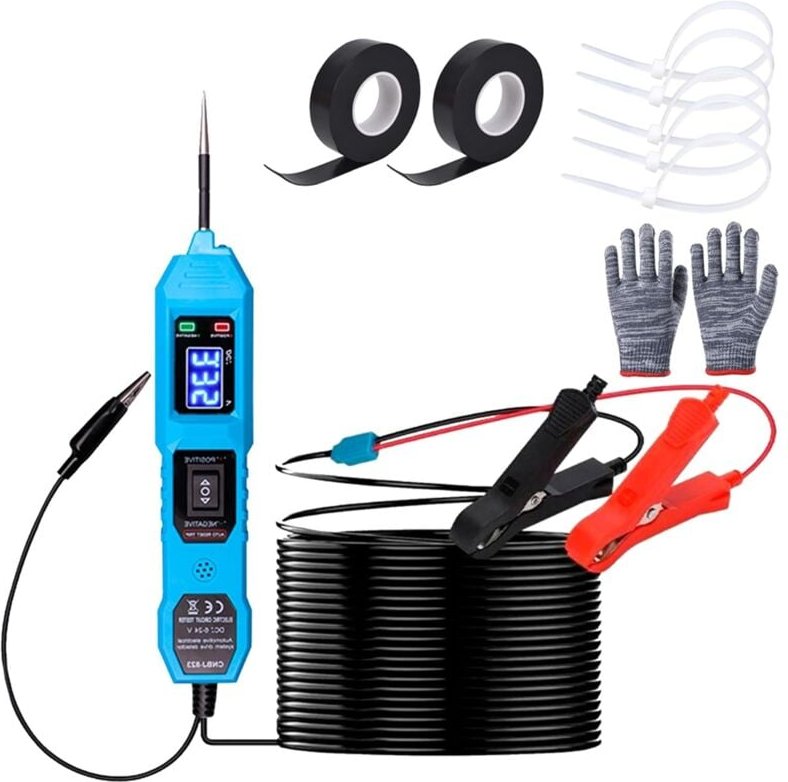 Thumbnail - Tlily - Stromkreis-Sondentester, 6 V-24 v dc, Prüflicht, Auto-Sicherung, Werkzeug, 12 v, Kurzschlussdetektor, Elektrosat...