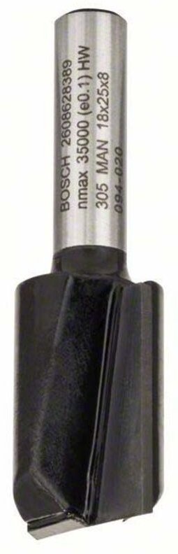 Accessories 2608628389 Nutfräser Hartmetall Länge 56 mm Produktabmessung, ø 18 mm Schaftdur - Bosch