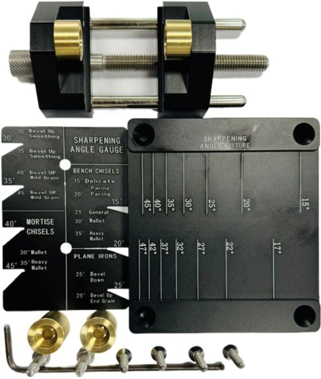 Meißel-Schärfvorrichtungssatz, mit 5/32 bis 3 Zoll Honführung für Meißel und Hobel, Holzbearbeitungsführung, Holz-Sets