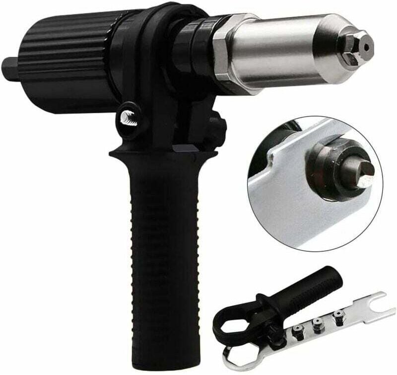 Adapter für Pop-Einsatzmutter, Bohradapter, elektrische Nietpistole, kabelloses Nietwerkzeug - Ahlsen