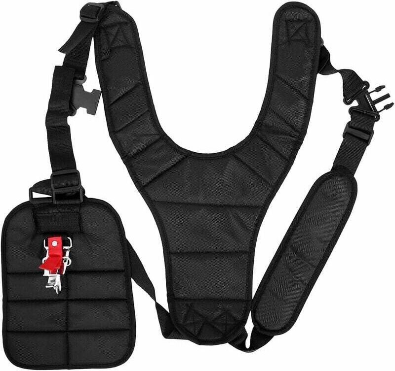 Praktischer zweireihiger Hosenträgergurt für Gartenfreischneider.