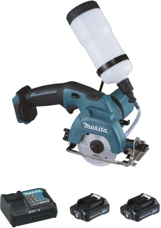 Diamantsäge 12 v cxt Li-Ion 2 Ah ø 85 mm Makita 2 Batterien, Ladegerät - CC301DSAE