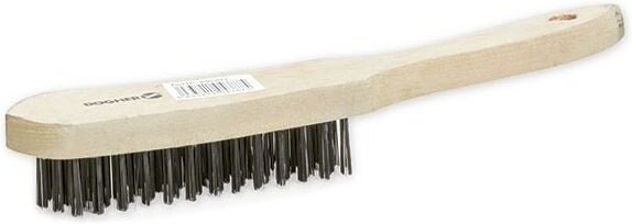 Bürste m/Holz Stahl Pfau 5x15x290mm Dogher 830-013