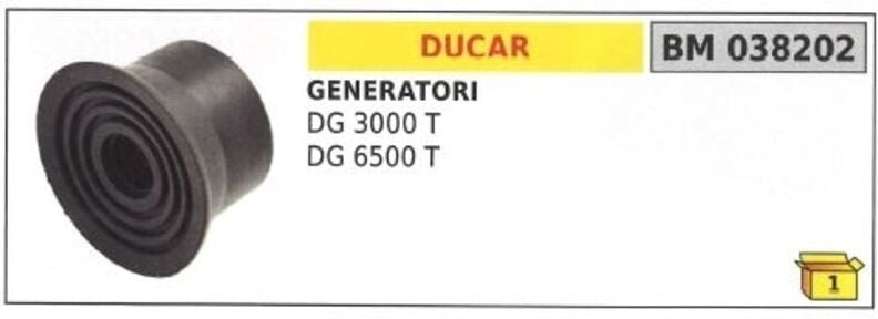 DUCAR Rahmenfußdämpfer für Stromerzeuger DG3000T 6500T 038202