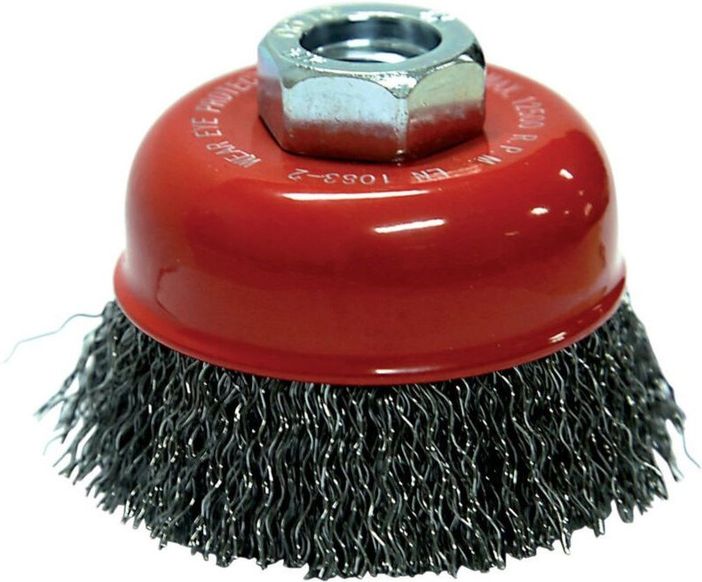 Topfbürste Stahldraht 80 mm gewellt - Fortis