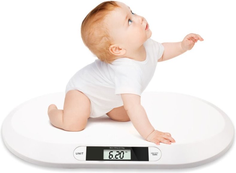 TolleTour Babywaage digitale LED Anzeige Digitale Kinderwaage bis 20Kg weiß Diese maße sind für neugeborene. hunde. katz...