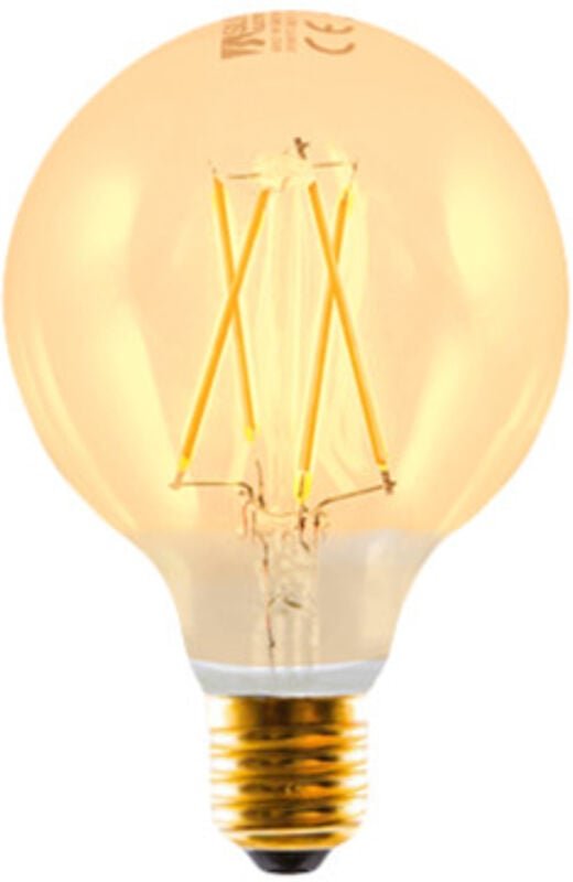 LED GLOBE Glühbirne E27 3W 230V 2200K FILAMENT EDISON