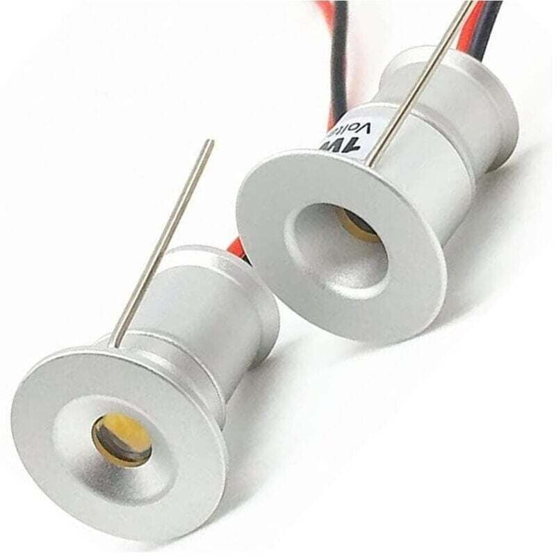 Ymyny - 9er Set Mini-Einbaustrahler led 1W Cree Cob Silber Sternenhimmel - Kaltweiß -