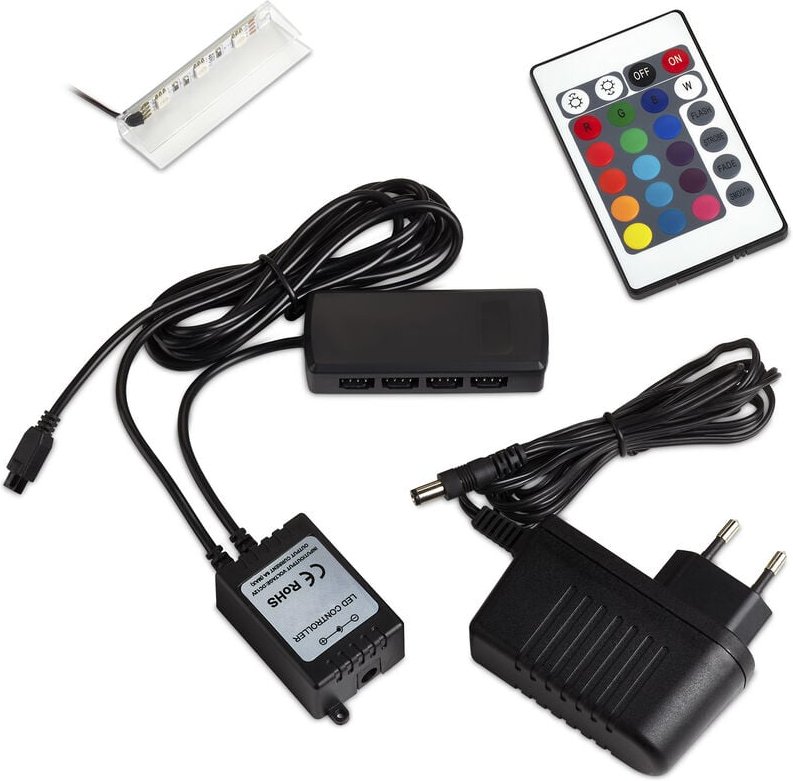 1er Set rgb-led Farbwechsel Glasbodenbeleuchtung