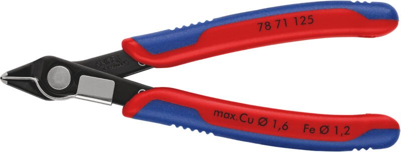 Knipex - 78 71 125 Electronic Super Knips mit Mehrko.-Hülle brüniert 125 mm