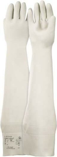 FP - Handschuh Combi Latex 403 600 mm,Gr. 9,weiß