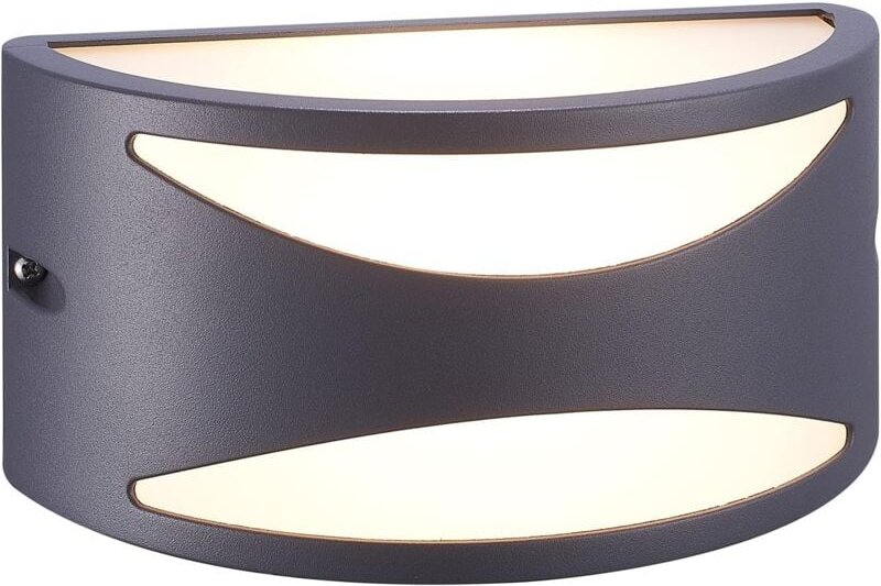 Comely - Außenwandlampe, Wasserdichte Aluminium-Wandlampe IP54, Schwarz für Villa, Garten, Treppe - E27 Fassung (Glühbir...