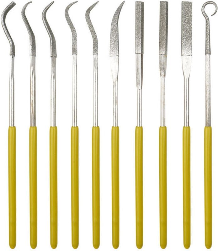 Donau Elektronik - M52 Nadelfeilen spezial Hieb-Länge 32 mm Länge 140 mm 10 St.