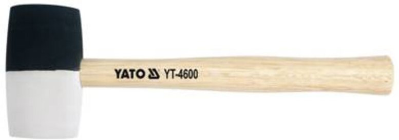 Gummihammer mit Holzgriff 370 g YT-4602 Yato