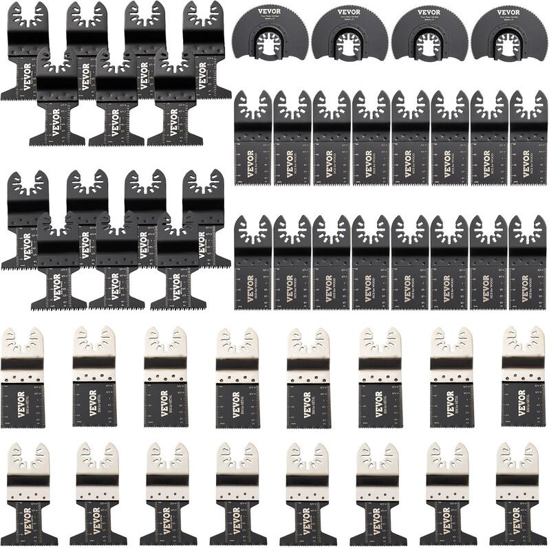 Thumbnail - 50x Sägeblatter Oszillierendes Zubehör Set HCS+Edelstahl Multitool Segmentsägeblatt 1-3/4 Zoll 1-3/8 Zoll 3-1/2 Zoll Mul...