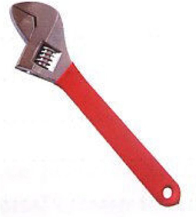 Mibricotienda - lams Rollgabelschlüssel, roter Griff, 10 Zoll, zentral gerändelt, A0010