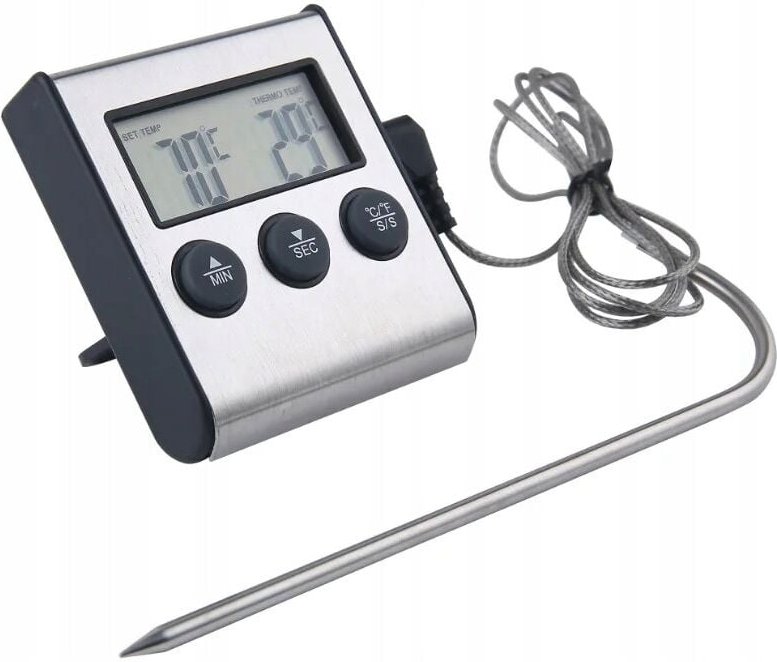 Raucherthermometer Braten Grill Sonde Timer