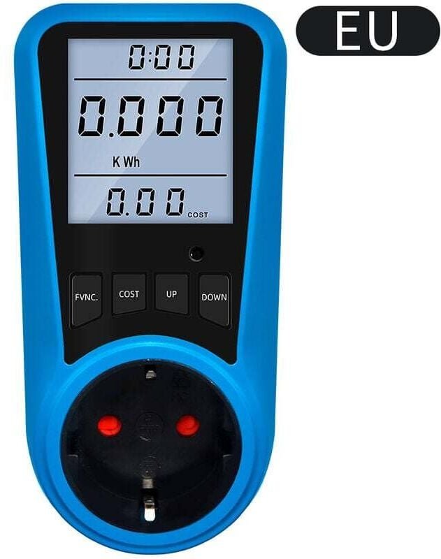 Digitaler Strommesser EU-Stecker AC-Voltmeter Energietester US UK AU FR BR IT EU-Stecker