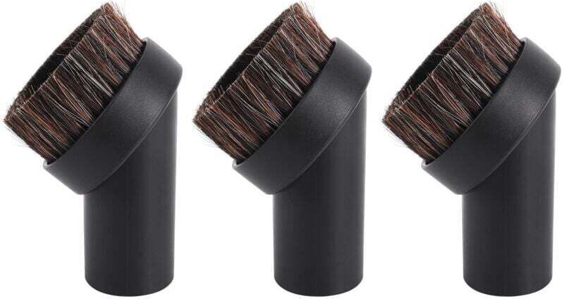 3-teiliges Set weicher Rosshaar-Staubbürsten für Staubsauger, Reinigungswerkzeuge, 32 mm Innendurchmesser