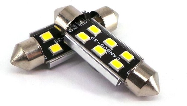 Thumbnail - Stück Glühbirne C5W, C10W LED SV8.5 12-24V CANBUS 39mm 220lm