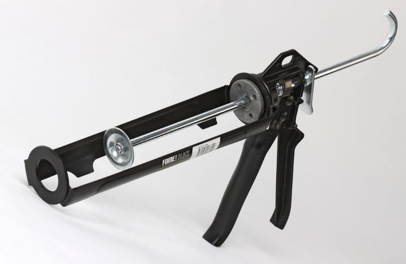 Kartuschenpistole FOME FLEX schwarz – für Dicht- und Klebstoffkartuschen – professionelles, präzises und ergonomisches M...