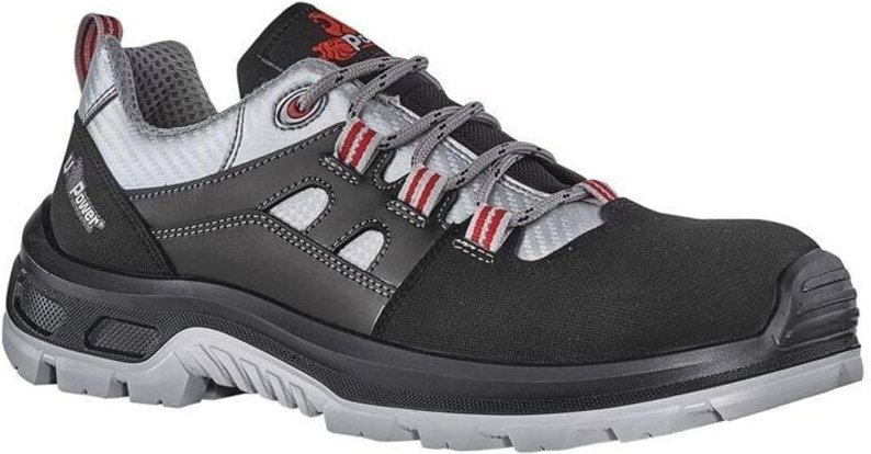 Sicherheitsschuh Corner Gr.47 schwarz/grau/rot Leder S3 SRC EN20345 U.POWER