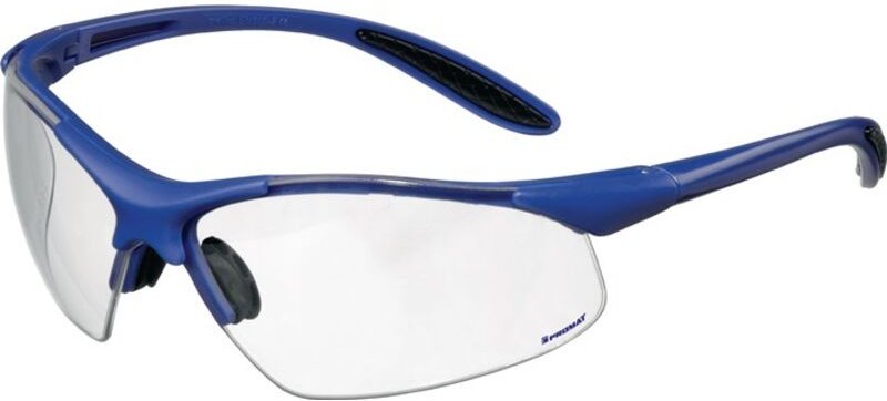 Schutzbrille daylight premium en 166 Bügel dunkelblau, Scheibe klar Polycarbonat