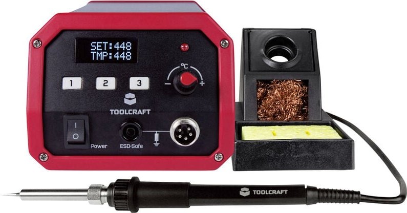 Toolcraft - ST-80D Lötstation digital 80 w 150 - 450 °c inkl. Lötspitze