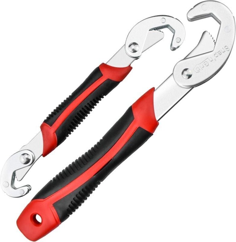 ZVD-Set mit 2 verstellbaren Schraubenschlüsseln, verstellbarer Schraubenschlüssel, Universalschlüssel mit Schnappgriff, ...