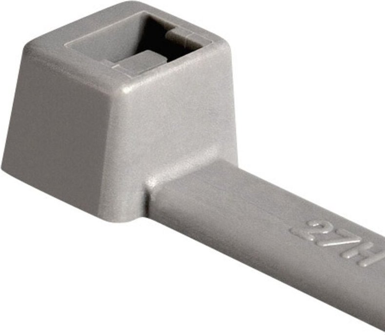 Thumbnail - Hellermanntyton - 116-01818 T18R-PA66-GY Kabelbinder 101.60 mm 2.45 mm Grau 100 St.