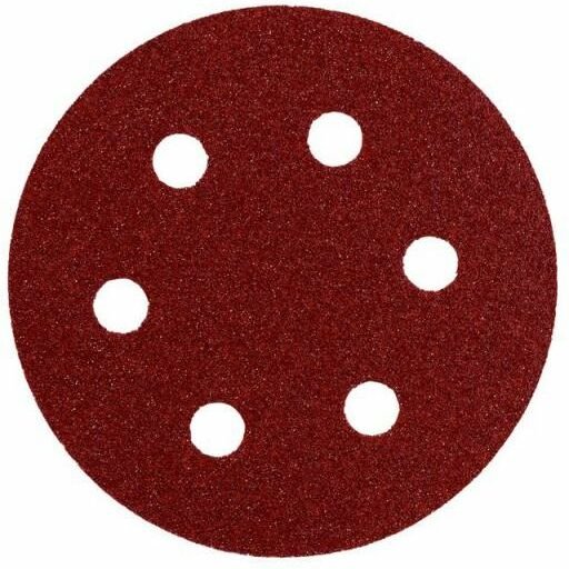 25 Haftschleifblätter, 80 mm, p 60, Serie professional, für Holz und Metall, für Exzenterschleifer (624052000) - Metabo