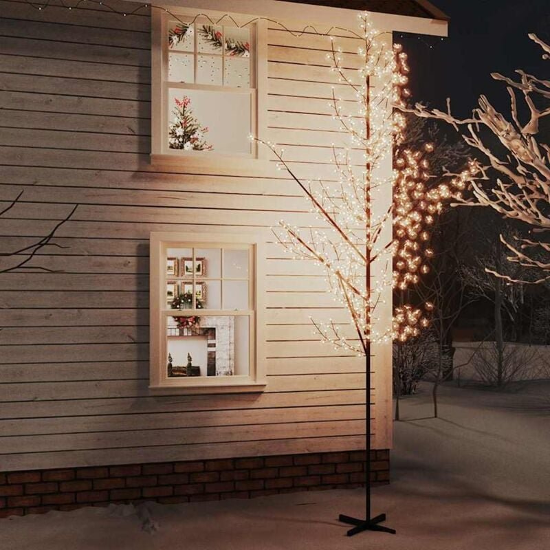Thumbnail - Vidaxl - LED-Baum mit Kirschblüten Warmweiß 672 LEDs 400 cm