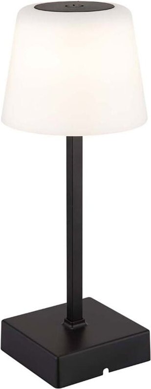 Tischlampe Nachttischlampe Wohnzimmerlampe Touchdimmer schwarz led h 25,5 cm