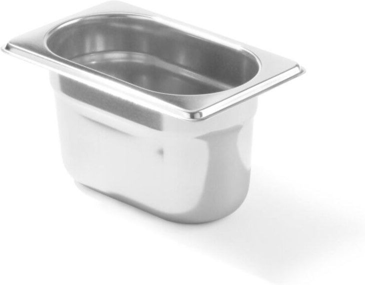 GN 1/9 Behälter, Edelstahl, Profi Line, Höhe 65 mm - Hendi 801833