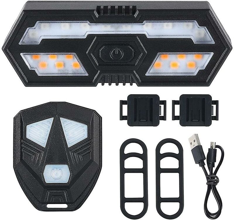 Woosien - Fahrrad Blinker Fernbedienung Fahrrad Richtung Anzeige Led Rücklicht Radfahren Rücklicht w