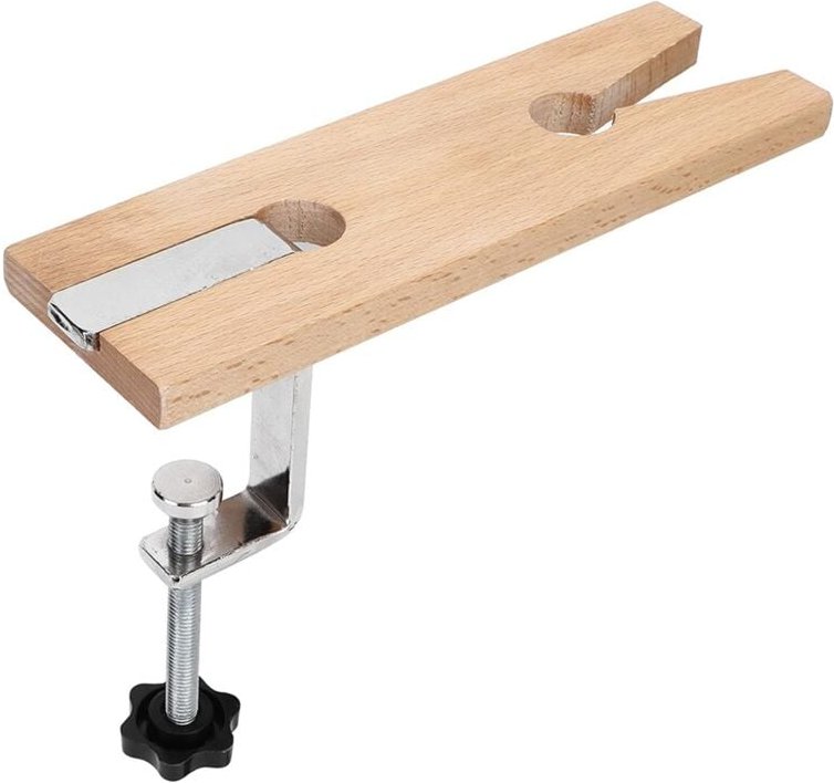 Tlily - Schmuckbank, Stiftklemme, Holzwerkbank, professionelle Schmuckherstellung, Verarbeitungswerkzeuge zum Polieren, ...