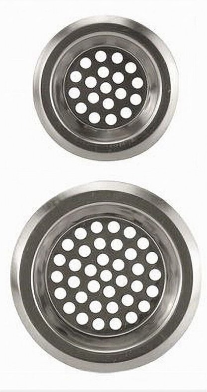 Trade Shop Traesio - Trade Shop - set 2PZ filter schutz lavello cucina bagno doccia da 6CM 7.5CM 10399 -