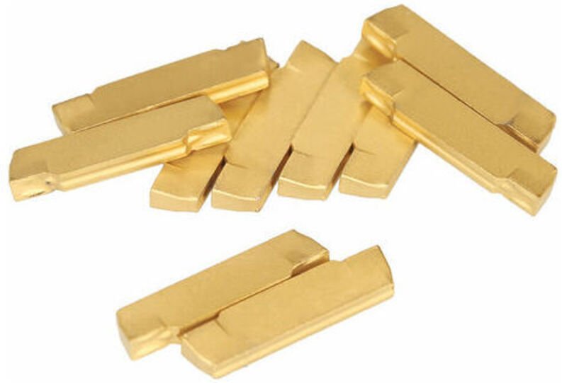 Hartmetall-Wendeschneidplatten für Mgehr/Mgivr-Drehmaschinen-Nutfräser, 10 Stück