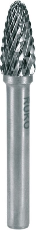 Ruko - 116050 Frässtift Hartmetall Rundbogen 3 mm Länge 38 mm Schaftdurchmesser 3 mm